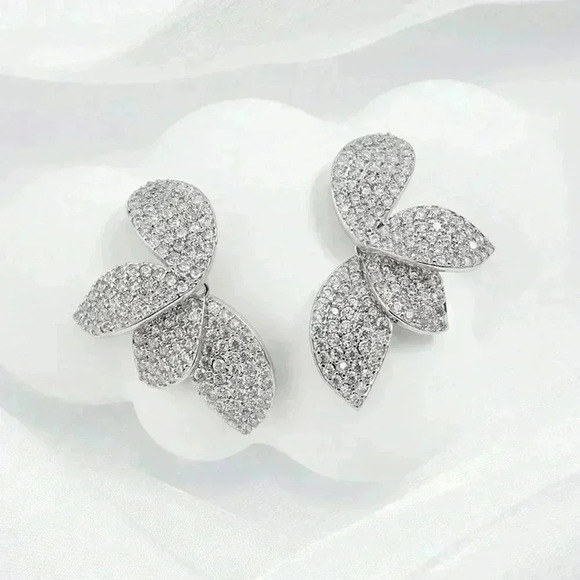 Women's Rakol Elegant Copper Irregular-Shaped Earrings - Picture 10 of 14